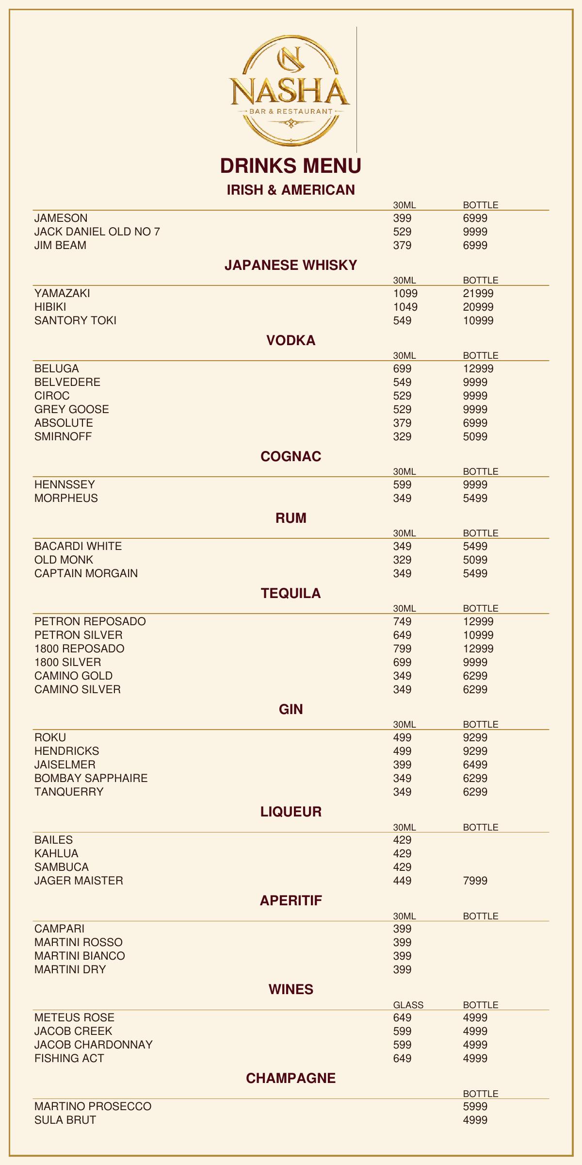 Restaurant and Bar Near Me